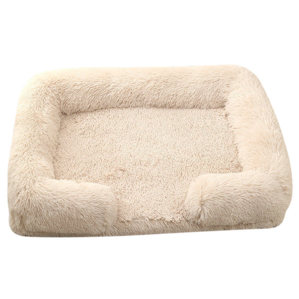 Ultra Soft Plush Round Pet Bed Cozy Winter Dog & Cat Bed